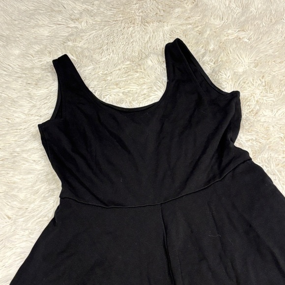Leith Black Stretch Knit Midi Fit & Flare Sleeveless woman’s Dress size M - Picture 9 of 11